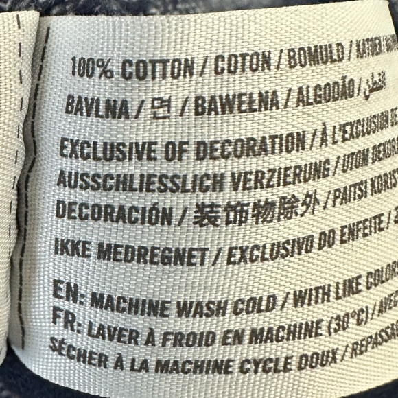 Hollister || Mens Button Down Blue Checkered Woven Pocket Logo shirt Sz M - Picture 7 of 9